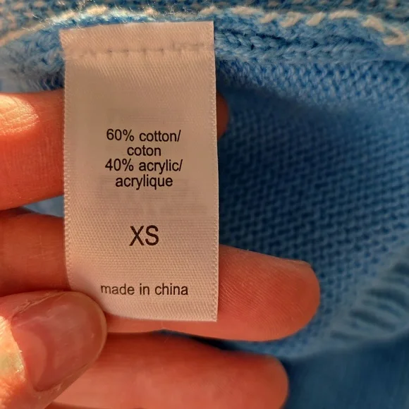 Maurices Blue V-Neck VACAY Sweater - Picture 6 of 6